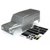 Traxxas Body Land Rover Defender graphite silver (painted) decals TRX8011X