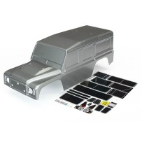 Traxxas Body Land Rover Defender graphite silver (painted) decals TRX8011X