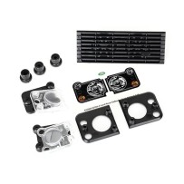 Traxxas Grill Land Rover Defender grill mount (3) headlight housi TRX8013