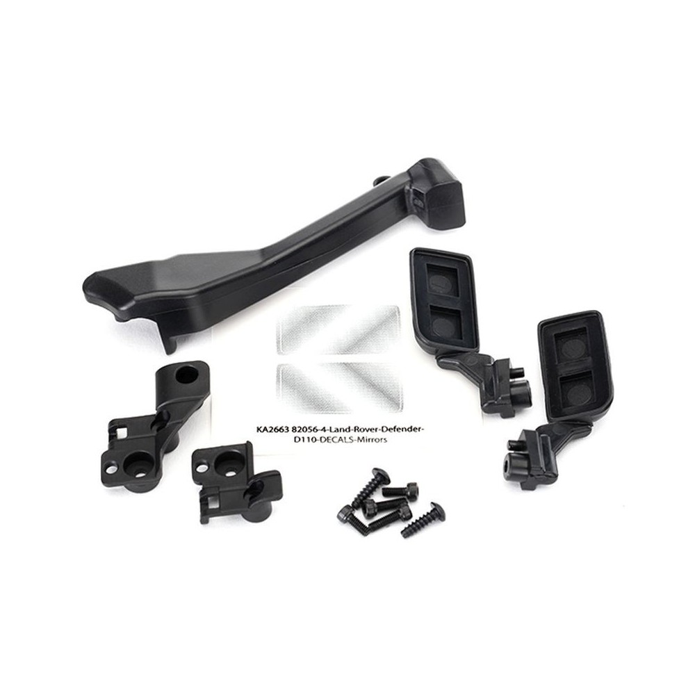 Espejos laterales y tornillería de snorkel Traxxas TRX8020 Espejos laterales y tornillería de snorkel Traxxas TRX8020