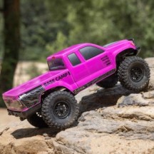 Axial 1/24 SCX24 Base Camp 4WD Rock Crawler Brushed RTR with Battery & Charger Pink AXI-1219T3