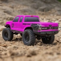 Axial 1/24 SCX24 Base Camp 4WD Rock Crawler Brushed RTR with Battery & Charger Pink AXI-1219T3