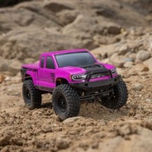 Axial 1/24 SCX24 Base Camp 4WD Rock Crawler Brushed RTR with Battery & Charger Pink AXI-1219T3