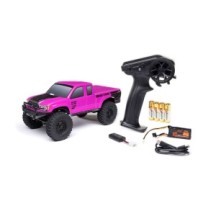 Axial 1/24 SCX24 Base Camp 4WD Rock Crawler Brushed RTR with Battery & Charger Pink AXI-1219T3