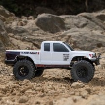 Axial 1/24 SCX24 Base Camp 4WD Rock Crawler Brushed RTR with Battery & Charger White AXI-1219T1
