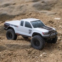 Axial 1/24 SCX24 Base Camp 4WD Rock Crawler Brushed RTR with Battery & Charger White AXI-1219T1