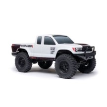 Axial 1/24 SCX24 Base Camp 4WD Rock Crawler Brushed RTR with Battery & Charger White AXI-1219T1