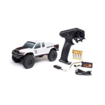Axial 1/24 SCX24 Base Camp 4WD Rock Crawler Brushed RTR with Battery & Charger White AXI-1219T1