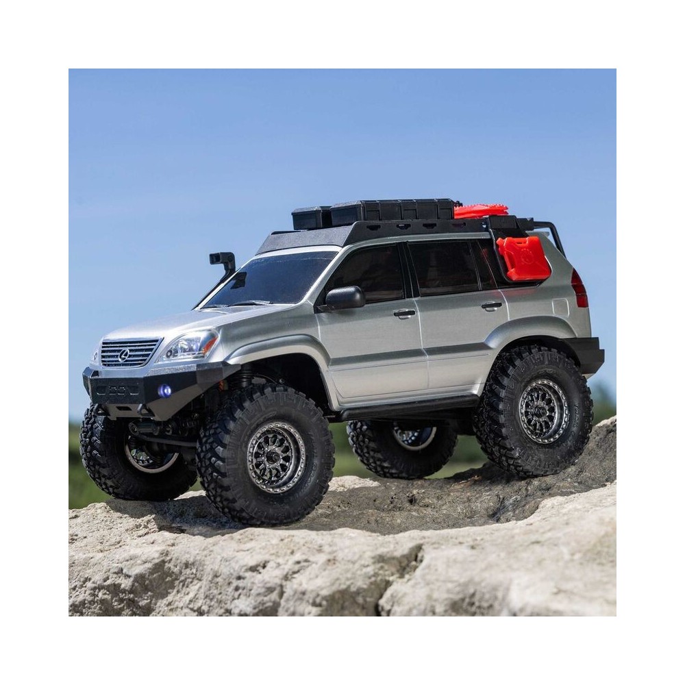 Axial 1/24 SCX24 Lexus GX 470 4X4 Rock Crawler RTR Silver AXI-1532T2 Axial 1/24 SCX24 Lexus GX 470 4X4 Rock Crawler RTR Silver AXI-1532T2