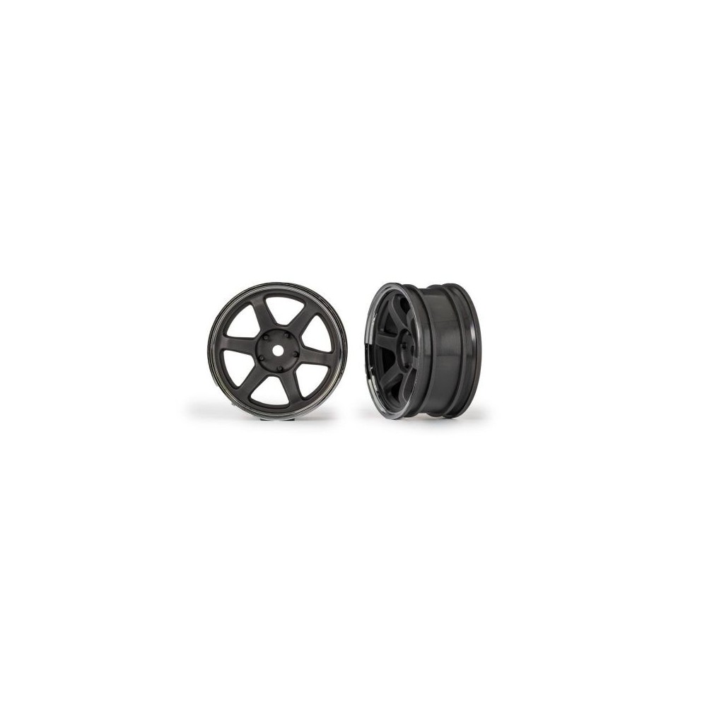 Llantas 1.9 seis radios gris grafito Traxxas TRX10571 Llantas 1.9 seis radios gris grafito Traxxas TRX10571