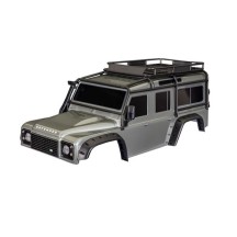 Carrocería Defender plata TRX-4 TRX8050-SLVR