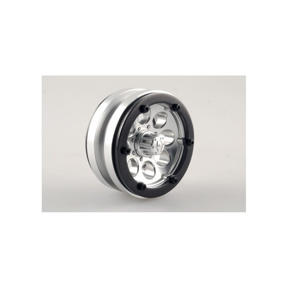Axial 1.9 8 Hole Beadlocks - Satin Chrome AX8088 Axial 1.9 8 Hole Beadlocks - Satin Chrome AX8088