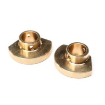 Axial Brass Rear Axle Tube Caps L-R : PRO AXI332009