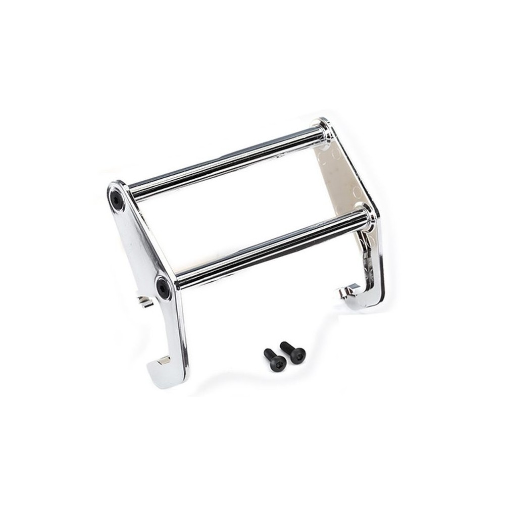 Traxxas Push bar bumper (chrome) (fits 8069 bumper) TRX8066
