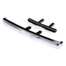 Traxxas Bumper front (chrome) bumper mount (2) 3x10 bcs (2) TRX8069X