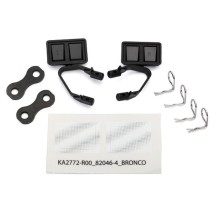 Traxxas Mirrors side black (left-right) and retainers (2) TRX8073