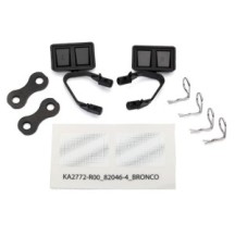 Traxxas Mirrors side black (left-right) and retainers (2) TRX8073