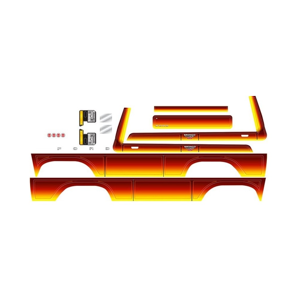 Traxxas Decal sheet Bronco sunset TRX8078 Traxxas Decal sheet Bronco sunset TRX8078