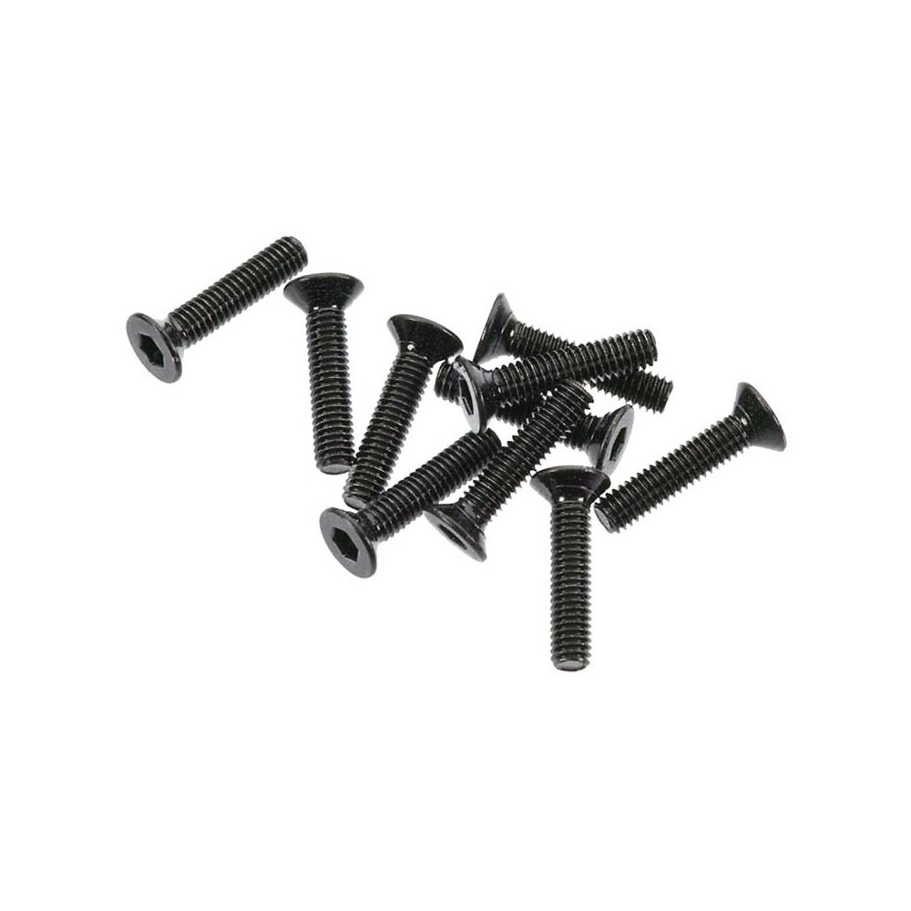 Axial Flat Head Screw M2.6x12mm Black AXIC1055 Axial Flat Head Screw M2.6x12mm Black AXIC1055