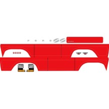 Traxxas Decal sheet Bronco red TRX8078R