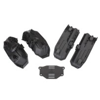 Guardabarros interiores estrechos delanteros y traseros con cubiertas para luces de roca Traxxas TRX8080