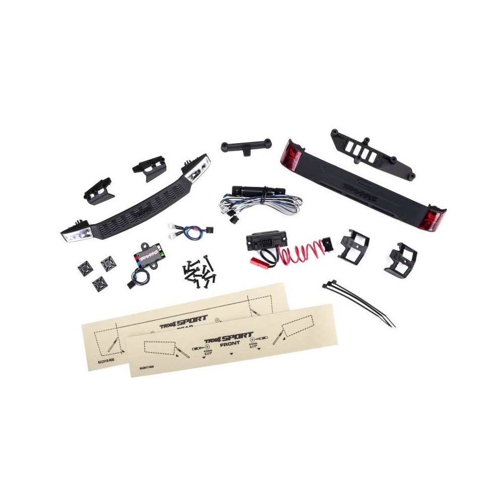 Traxxas Led light kit complete with power supply (contains headlights tail) TRX8085