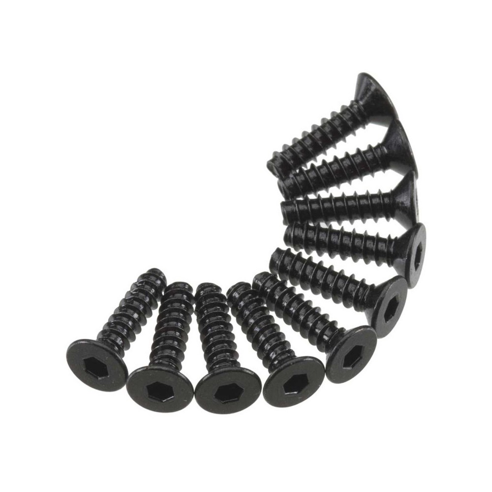 Axial Hex Socket Tap Flat Head M3x12mm Black AXIC0129