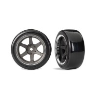 Ruedas montadas 1.9 traseras ancho gris grafito Traxxas TRX10576
