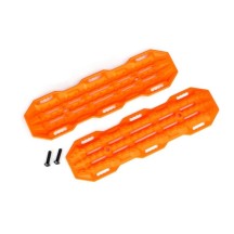 Planchas de tracción naranjas con tornillería Traxxas TRX8121