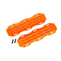 Planchas de tracción naranjas con tornillería Traxxas TRX8121