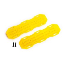 Planchas de tracción amarillas con tornillería Traxxas TRX8121A