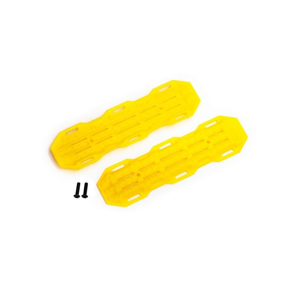 Planchas de tracción amarillas con tornillería Traxxas TRX8121A Planchas de tracción amarillas con tornillería Traxxas TRX8121A
