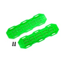 Planchas de tracción verdes con tornillería Traxxas TRX8121G