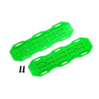 Planchas de tracción verdes con tornillería Traxxas TRX8121G
