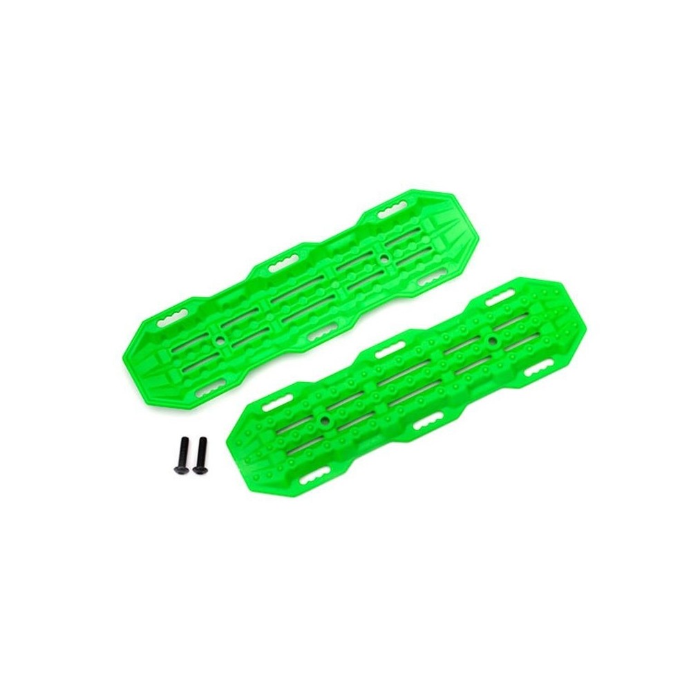 Planchas de tracción verdes con tornillería Traxxas TRX8121G Planchas de tracción verdes con tornillería Traxxas TRX8121G