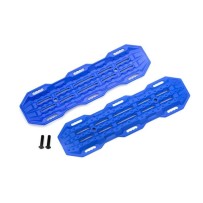 Planchas de tracción azules con tornillería Traxxas TRX8121X