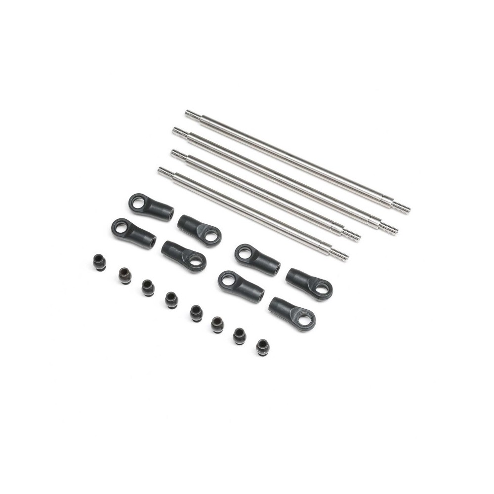 Axial Rear Upper-Lower 4WS Links Set Titanium: AXP8 AXI-2207 Axial Rear Upper-Lower 4WS Links Set Titanium: AXP8 AXI-2207