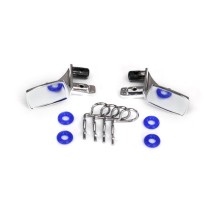 Retrovisores laterales cromados izquierdo y derecho Traxxas TRX8133