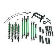 Kit suspensión Long Arm TRX-4 brazos verdes TRX8140-GRN
