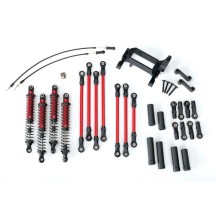 Kit elevación brazos largos TRX-4 rojo Traxxas TRX8140R