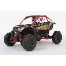 Axial ST28 Front Razor Rear Paddle Tire and Wheel Set: Yeti Jr AXI41000