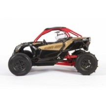 Axial ST28 Front Razor Rear Paddle Tire and Wheel Set: Yeti Jr AXI41000