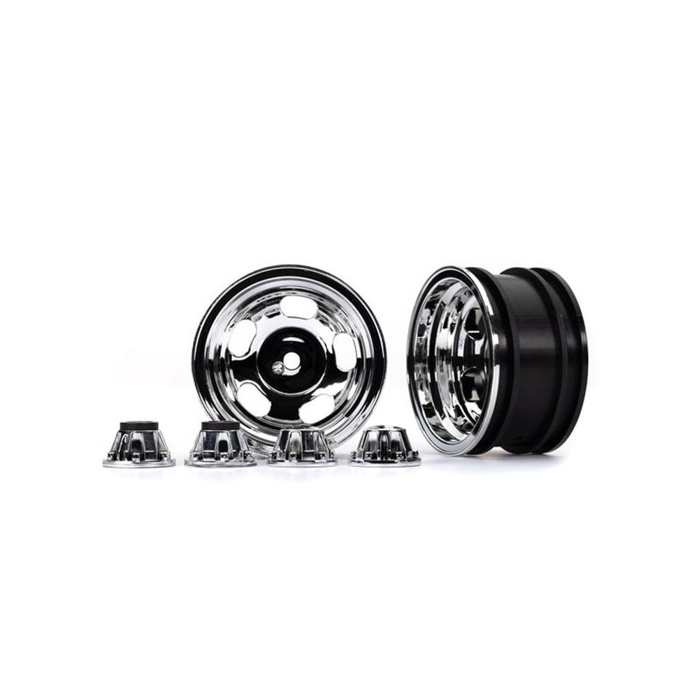 Ruedas 2.2 cromadas con tapacubos TRX8158X Ruedas 2.2 cromadas con tapacubos TRX8158X