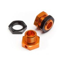 HPI 5mm Hex Wheel Adapters Trophy Buggy (Orange/Black HPI-101785