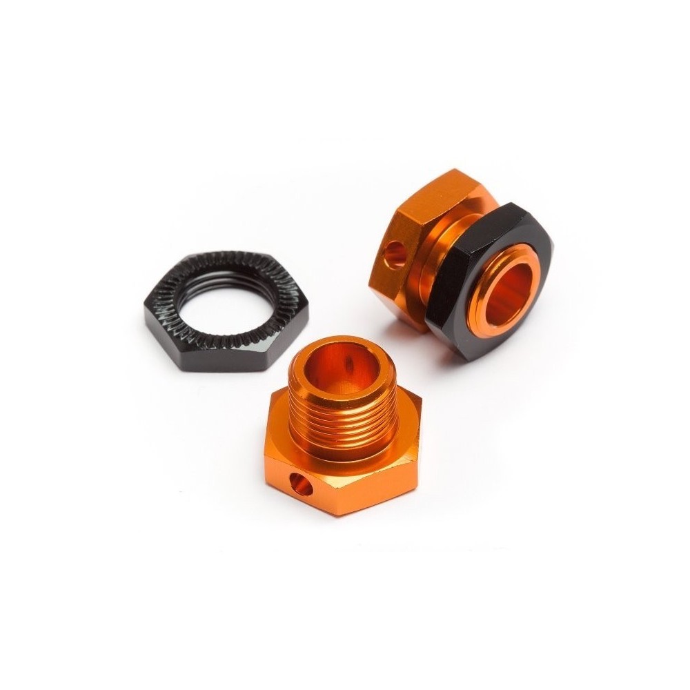 HPI 5mm Hex Wheel Adapters Trophy Buggy (Orange/Black HPI-101785 HPI 5mm Hex Wheel Adapters Trophy Buggy (Orange/Black HPI-101785