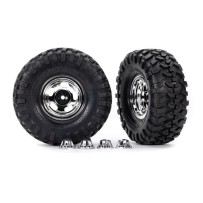 Ruedas neumáticos 2.2 cromadas Canyon Trail 5.3x TRX8159X
