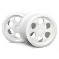 HPI 6 SPOKE WHEEL WHITE HPI-3115