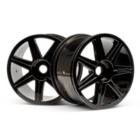 HPI 7 Spoke Black Chrome Trophy Truggy Wheel HPI-101156