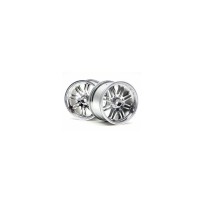 HPI 8 SPOKE WHEEL SATIN CHROME HPI-3138