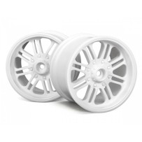 HPI 8 SPOKE WHEEL WHITE HPI-3135